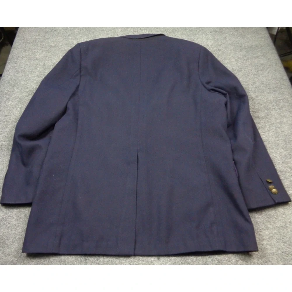Vintage Patagonia Mens Navy Blue Field Jacket Blazer Sport Coat Sz 44L 2-Button